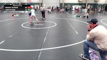 126-132 lbs Round 2 - Ashtyn Ross, Gladiators vs Marley Jackson, O`Neill Leprechaun Wrestling