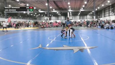 50 lbs Whitley Morrison, SLY FOX WRESTLING CLUB vs Abel Brunner, 84 ATHLETES