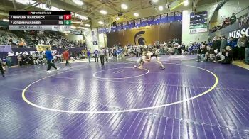 138 lbs Quarterfinal - Jordan Warner, Frenchtown vs Waylnn Hardwick, University High
