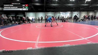 155 lbs Semifinal - Chance Dunn, Kingfisher YellowJackets vs Abraham Gonzales, All American Wrestling
