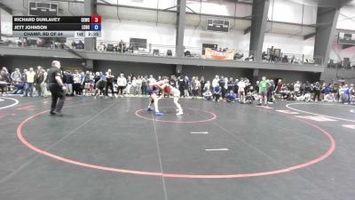 157 lbs Champ. Rd Of 64 - Richard Dunlavey, Chugach Eagles Wrestling Club vs Jett Johnson, La Center Grappling Club