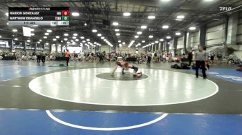 112 lbs Rr Rnd 1 - Raidon Gonzalez, Indiana Outlaws Gold vs Matthew DeAngelo, Terps Xtreme MS