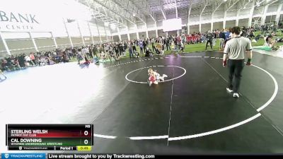 49 lbs Cons. Round 3 - Sterling Welsh, Patriot Mat Club vs Cal Downing, Wyoming Underground Wrestling