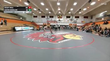 132 lbs Round 5 (6 Team) - Kolby Wall, Worland High School vs Austin Morillon, Jackson