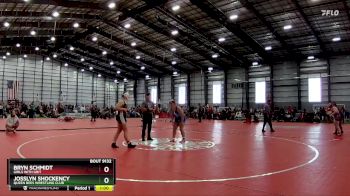 185 lbs Round 3 - Josslyn Shockency, Queen Bees Wrestling Club vs Bryn Schmidt, Girls With Grit