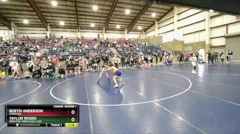 80 lbs Champ. Round 1 - Boeyn Anderson, Syracuse vs Taylor Rosen, Brighton Wrestling Club