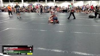 120 lbs Round 3 (6 Team) - Nate Gomes, EsteBoyz Shadow Strikers vs Brett Crawford, Savage WA White