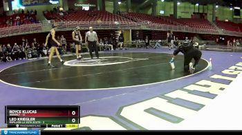 113 lbs Round 5 (6 Team) - Leo Kriegler, Papillion-La Vista South vs Royce Klucas, Waverly