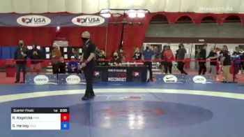 80 kg Quarterfinal - Ryder Rogotzke, Pinnacle Wrestling Club vs Soren Herzog, Colorado