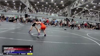 107 lbs Placement (4 Team) - Winter West, Full Circle vs Julie Gatto, 5forty Lady Brawlers