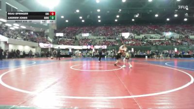 87 lbs Champ. Round 1 - Andrew Jones, THT Wrestling Club vs Beau Springer, Lights Wrestling Club
