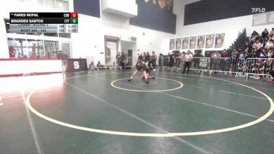 144 lbs Champ. Round 2 - Branden Santos, Cypress vs Fares Nofal, Corona Del Mar