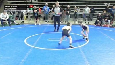 55 lbs Round Of 16 - Dalton Stinson, All I See Is Gold Academy vs Logan Forsyth, Triumph Trained