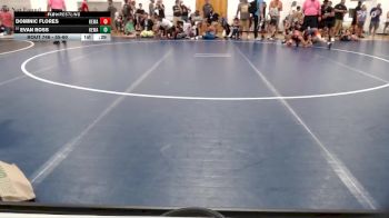 55-60 lbs Semifinal - Evan Ross, Stillman Valley WC vs Dominic Flores, Cory Clark Wrestling