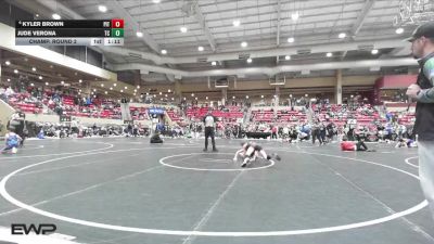 105 lbs Champ. Round 2 - Jude Verona, Team Central vs Kyler Brown, Pittsburg