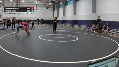 140 lbs 3rd Place Match - Kaden Luna, NB Elite Wrestling Club vs Arian Maestas, Westlake Youth Wrestling Club