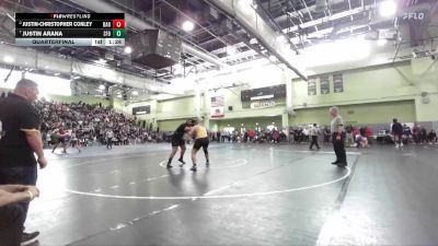 285 lbs Quarterfinal - Justin Arana, SAN FERNANDO vs Justin-Christopher Conley, BANNING