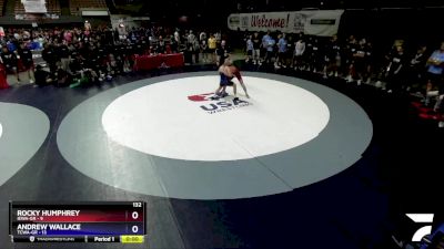 132 lbs Round 1 (16 Team) - Rocky Humphrey, IEWA-GR vs Andrew Wallace, TCWA-GR