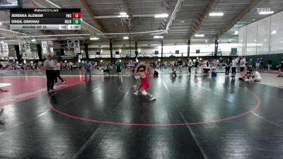150 lbs Round Of 16 - Jeremia Aleman, Viking Wrestling Club vs Orgil Odkhuu, Rock Ridge High School