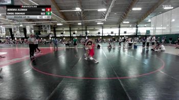 150 lbs Round Of 16 - Jeremia Aleman, Viking Wrestling Club vs Orgil Odkhuu, Rock Ridge High School