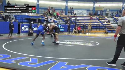 285 lbs 1st Place Match - James Bankston, Pratt Community College vs Jeisser Sampson-Sanchez, Fort Hays Tech Northwest College