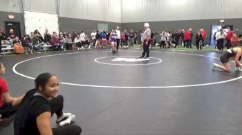 JV-40 lbs Round 1 - Ashlyn Olinger, Davis County vs Rowan Morris, Keokuk