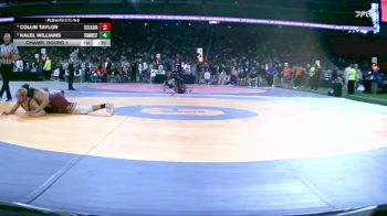 D3-175 lbs Champ. Round 1 - Gabriel Erwin, Bronson vs Kaden Oswald, Essexville Garber