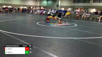 138 lbs Placement Matches (8 Team) - Gavin Nolan, Brevard FCA-Alpha Dogz vs Colton Kelley, Nebraska Hangin` Loose