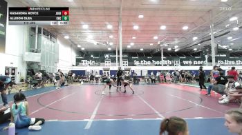 110 lbs Rr Rnd 5 - Kasandra Royce, Journeymen Wrestling - Girls vs Allison Olea, Kraken Black - Girls