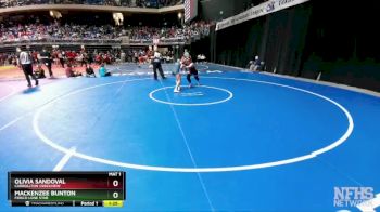 5A 138 lbs Champ. Round 1 - Mackenzee Bunton, Frisco Lone Star vs Olivia Sandoval, Carrollton Creekview