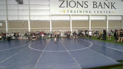 130 lbs Cons. Round 3 - Arianna Strong, West Jordan vs Lorelai Woodard, Ridgeline