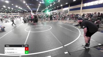 116 lbs Consi Of 8 #1 - Abraham Coronado, Nevada Elite WC vs Cael Humphrey, High Desert WC