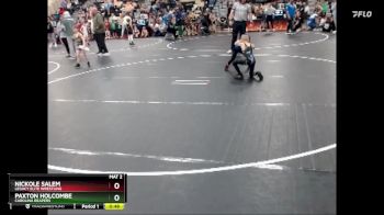 52 lbs Semifinal - Nickole Salem, Legacy Elite Wrestling vs Paxton Holcombe, Carolina Reapers