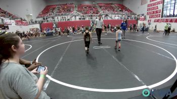 43 lbs Consi Of 4 - Kohen Wolfe, Division Bell Wrestling vs Franciso Lopez, OKC Saints Wrestling