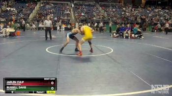 3A 138 lbs Cons. Round 3 - Russell Davis, CB Aycock vs Jaelen Culp, Kings Mountain