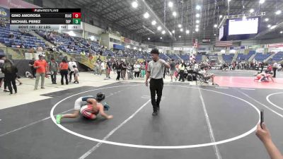 87 lbs Rr Rnd 3 - Gino Amorosa, Black Fox Wrestling Academy vs Michael Perez, Top Notch