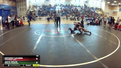 190 lbs Cons. Semi - Anthony Lucarini, Strawberry Crest vs Aidyn Wolfe, Riverview (Riverview)