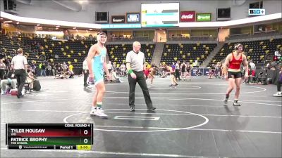 197 lbs Cons. Round 4 - Tyler Mousaw, VMI vs Patrick Brophy, The Citadel