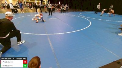 5th - 6th grade - 70 Semis - Parker Schulz, Viking Wrestling Club (IA) vs Jase Mauck, Powerhouse Wrestling Club