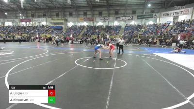 123 lbs Round Of 16 - Ashlynn Lingle, Buena Vista vs Jael Kingsolver, Fort Lupton MS