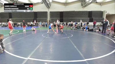 131 lbs Rr Rnd 2 - James Carullo, RedNose MS vs Cooper Rushton, New England Gold MS