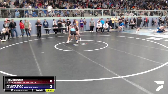 132 lbs Round 3 - Liam Rogers, Avalanche Wrestling Association vs Mason ...