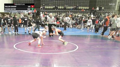 73 lbs Rr Rnd 1 - Tallon Sharp, Cordoba Trained - MSE vs Chase Boyer, TDWC Maniacs - MSE