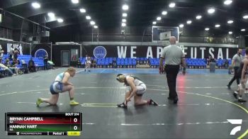 175 lbs Round 1 - Brynn Campbell, NA vs Hannah Hart, NA