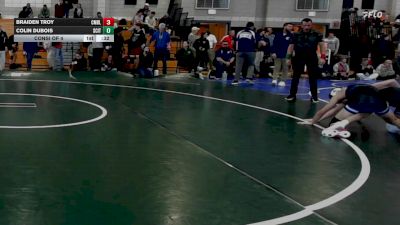 138 lbs Consi Of 4 - Braiden Troy, Cumberland vs Colin DuBois, Scituate