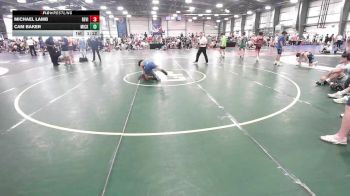 126 lbs Rr Rnd 3 - Michael Lamb, Revival Orange vs Cam Baker, Micky's Maniacs Blue