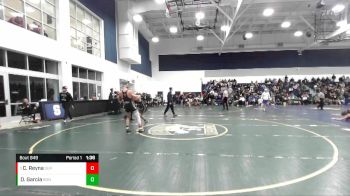 132 lbs Champ. Round 3 - Calen Reyna, Servite vs Dylan Garcia, Bonita`