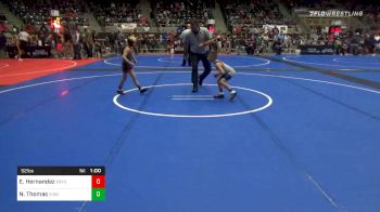 52 lbs Prelims - Ezekiel Hernandez, Kansas Young Guns vs Noah Thomas, King Select Wrestling