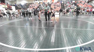 61 lbs Round Of 16 - Sillis Harmon, Grove Takedown Club vs Deacon Alfaro, Grove Takedown Club