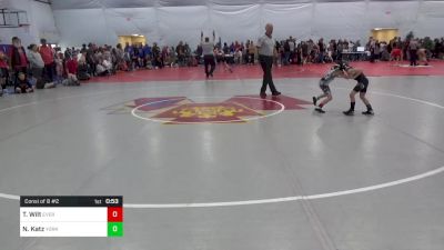 48 lbs Consi Of 8 #2 - Tyson Wilt, Everett vs Nicholas Katz, York